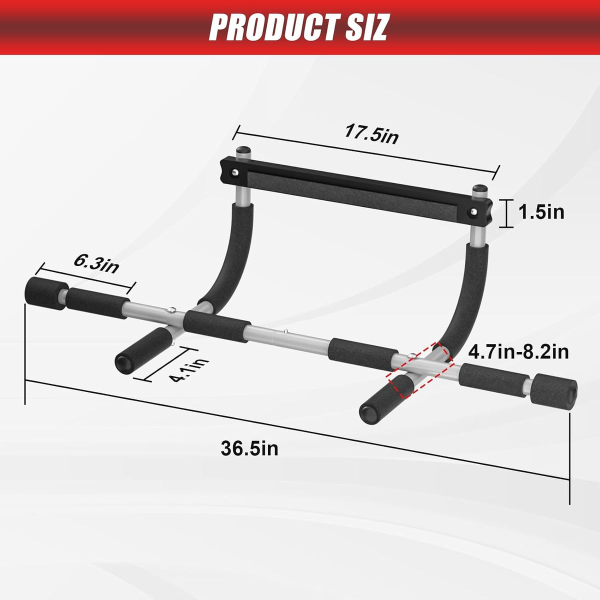 Portable Pull up Bar for Doorway for Strength Training