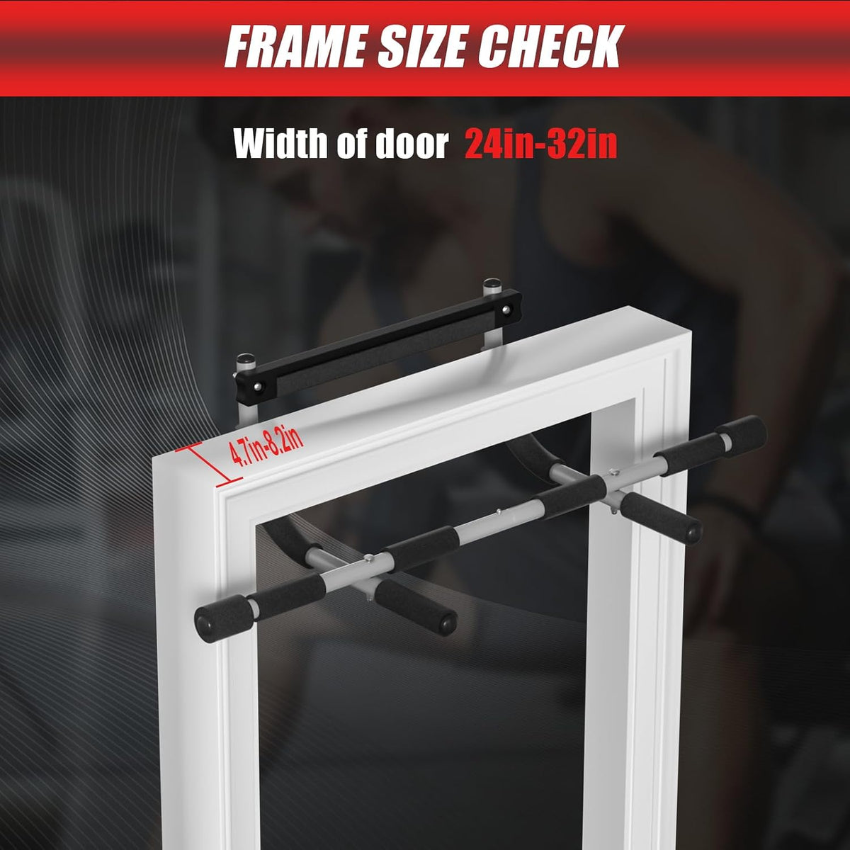Portable Pull up Bar for Doorway for Strength Training